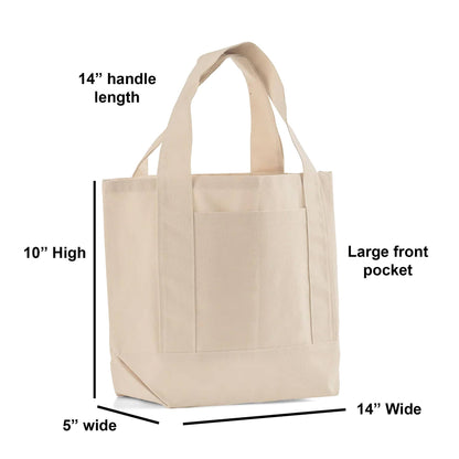 Cobble Candles Canvas Tote