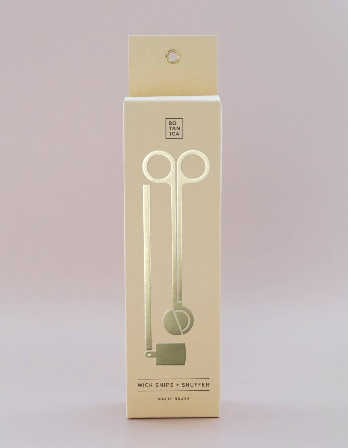 BOTANICA - Wick Snips + Snuffer Gift Box Set | Matte Brass