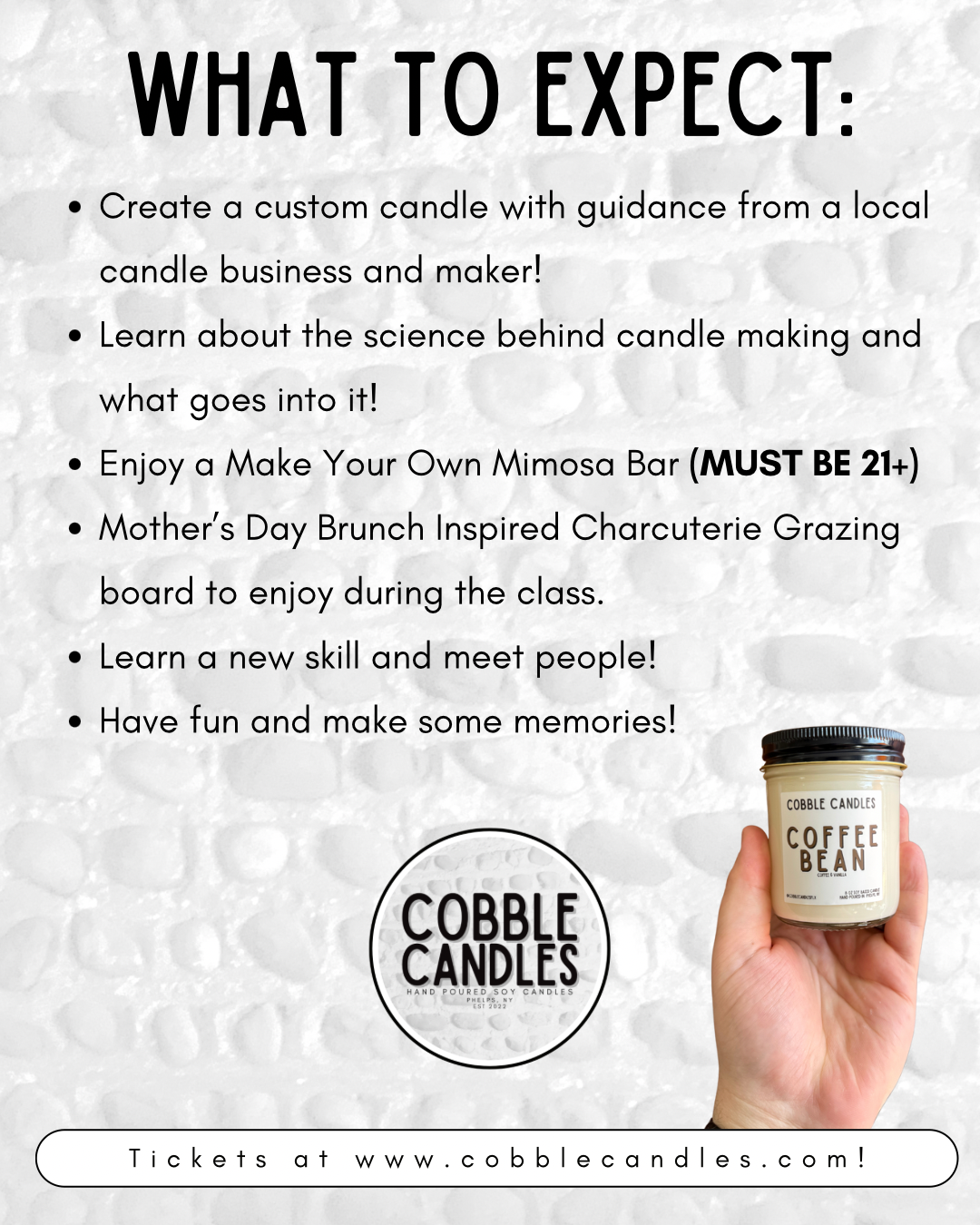 Candle Making Class @ Rooted by Amberg - (5/11)