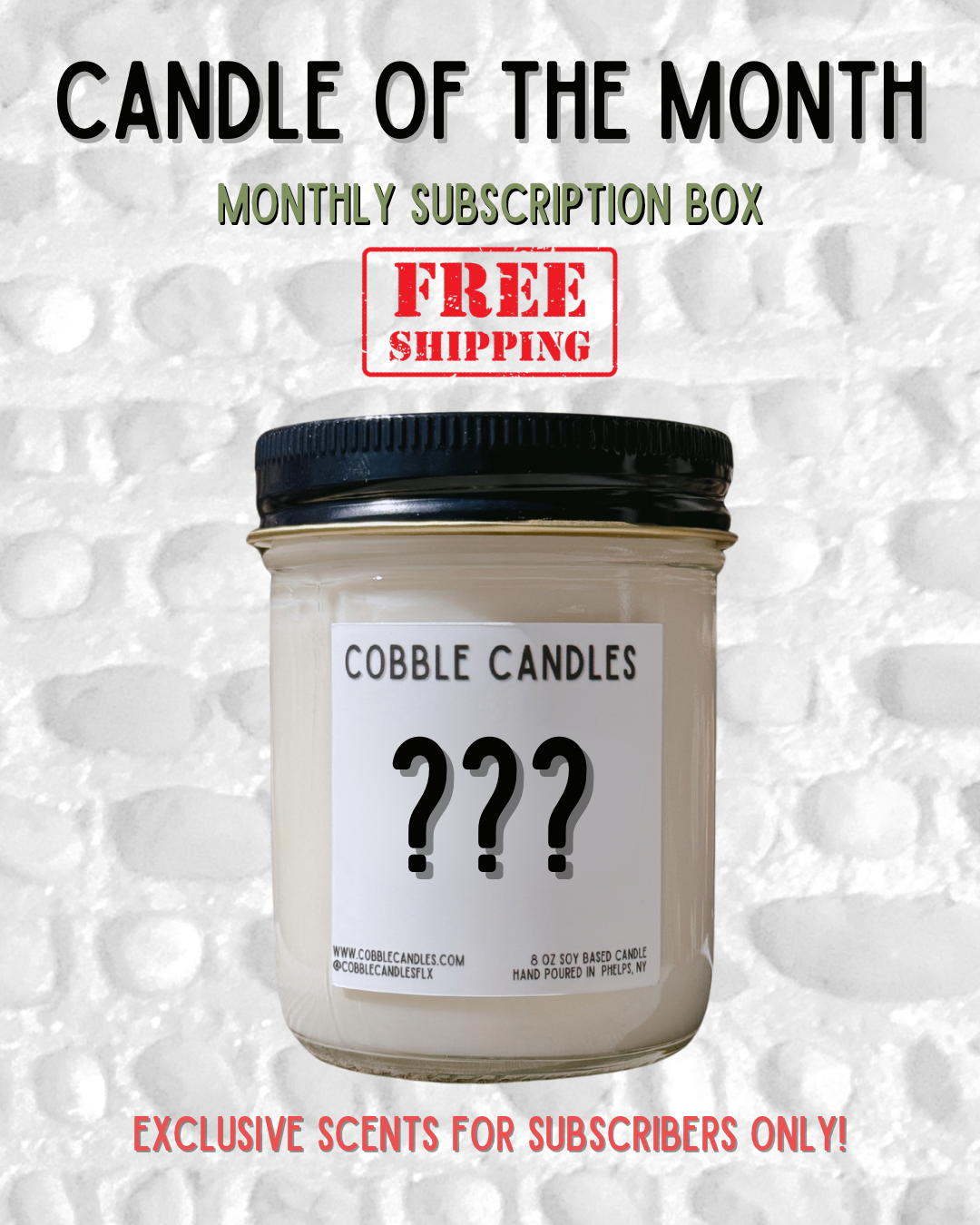 CANDLE OF THE MONTH SUBSCRIPTION