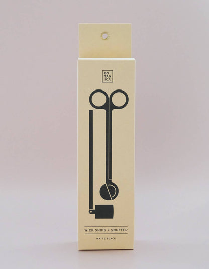 BOTANICA - Wick Snips + Snuffer Gift Box Set | Matte Black